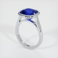 6.02 Ct. Blue Sapphire Ring, Platinum 950 2