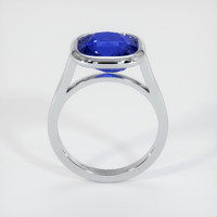 6.02 Ct. Blue Sapphire Ring, Platinum 950 3