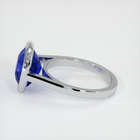 6.02 Ct. Blue Sapphire Ring, Platinum 950 4