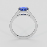 2.15 Ct. Blue Sapphire Ring, Platinum 950 3