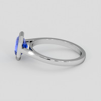 2.15 Ct. Blue Sapphire Ring, Platinum 950 4