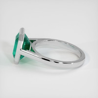 2.72 Ct. Emerald Ring, Platinum 950 4