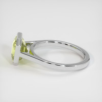 3.03 Ct. Yellow Sapphire Ring, Platinum 950 4