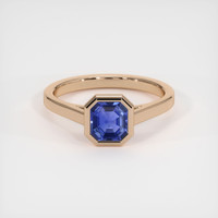 0.96 Ct. Sapphire Ring, 18K Rose Gold 1
