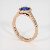 0.96 Ct. Sapphire Ring, 18K Rose Gold 2