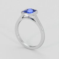 2.15 Ct. Blue Sapphire Ring, 10K White Gold 2