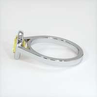 1.28 Ct. Yellow Sapphire Ring, 10K White Gold 4