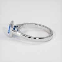 1.24 Ct. Sapphire Ring, 14K White Gold 4