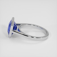 4.09 Ct. Color Change Sapphire Ring, 14K White Gold 4
