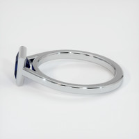 1.57 Ct. Blue Sapphire Ring, 14K White Gold 4