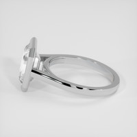 4.00 Ct. White Zircon Ring, 14K White Gold 4