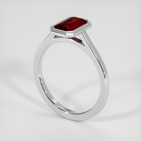 2.66 Ct. Gemstone Ring, 14K White Gold 2