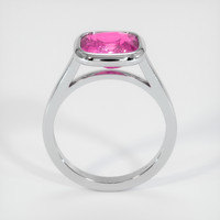 3.46 Ct. Pink Sapphire Ring, 14K White Gold 3