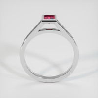 0.39 Ct. Ruby Ring, 14K White Gold 3