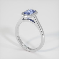 1.80 Ct. Sapphire Ring, 14K White Gold 2