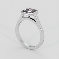 2.36 Ct. Bi Color / Parti Sapphire Ring, 14K White Gold 2