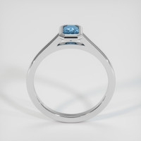0.53 Ct. Sapphire Ring, 14K White Gold 3