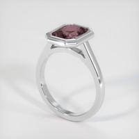 2.77 Ct. Sapphire Ring, 14K White Gold 2