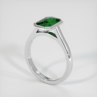 2.05 Ct. Gemstone Ring, 18K White Gold 2