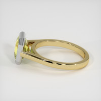 3.03 Ct. Sapphire Ring, 14K White & Yellow 4