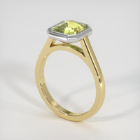 3.03 Ct. Sapphire Ring, 18K White & Yellow 2