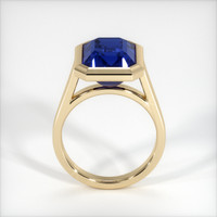 10.79 Ct. Blue Sapphire Ring, 10K Yellow Gold 3