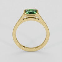 1.59 Ct. Green Sapphire Ring, 10K Yellow Gold 3