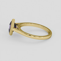 1.18 Ct. Purple Spinel Ring, 14K Yellow Gold 4