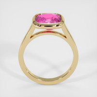 3.46 Ct. Pink Sapphire Ring, 14K Yellow Gold 3