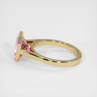 2.62 Ct. Pink Sapphire Ring, 14K Yellow Gold 4