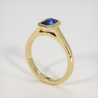 1.10 Ct. Sapphire Ring, 14K Yellow Gold 2
