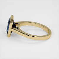 2.09 Ct. Blue Sapphire Ring, 14K Yellow Gold 4