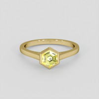 1.07 Ct. Yellow Sapphire Ring, 14K Yellow Gold 1