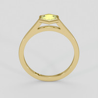 1.07 Ct. Yellow Sapphire Ring, 14K Yellow Gold 3