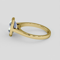 1.95 Ct. Bi Color Sapphire Ring, 14K Yellow Gold 4