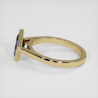 1.14 Ct. Blue Sapphire Ring, 14K Yellow Gold 4