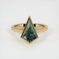 2.18 Ct. Sapphire Ring, 14K Yellow Gold 1