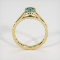 1.83 Ct. Bluish Green Sapphire Ring, 14K Yellow Gold 3