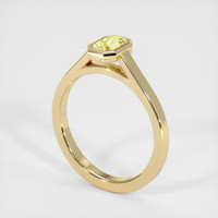 1.12 Ct. Yellow Sapphire Ring, 14K Yellow Gold 2