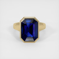 7.92 Ct. Sapphire Ring, 18K Yellow Gold 1