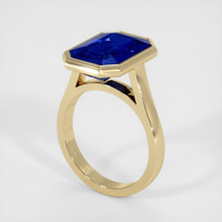 7.92 Ct. Sapphire Ring, 18K Yellow Gold 2