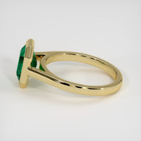 1.67 Ct. Emerald Ring, 18K Yellow Gold 4