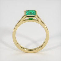 1.38 Ct. Emerald Ring, 18K Yellow Gold 3