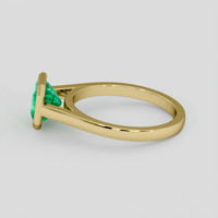 1.96 Ct. Emerald Ring, 18K Yellow Gold 4