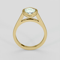 1.72 Ct. Green Tourmaline Ring, 18K Yellow Gold 3