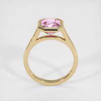 2.62 Ct. Pink Sapphire Ring, 18K Yellow Gold 3