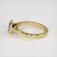 1.10 Ct. Sapphire Ring, 18K Yellow Gold 4