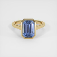 2.67 Ct. Sapphire Ring, 18K Yellow Gold 1
