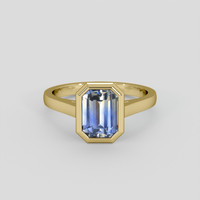 1.95 Ct. Bi Color Sapphire Ring, 18K Yellow Gold 1