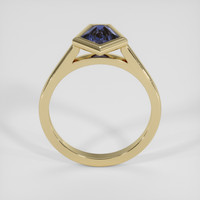 1.14 Ct. Blue Sapphire Ring, 18K Yellow Gold 3